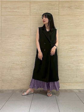 「Launa lea（ラウナレア）のアイテム」を使った、Launaleaさん（レディース・162cm）の夏コーディネート