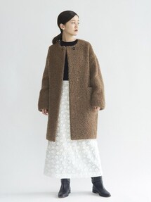 IENA　イエナ　ループツイードコクーンコート　38 20230929154104424_215.jpg