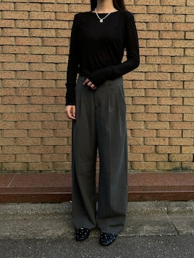 「IRIS47（イリスフォーセブン）のアイテム（アクセサリー）」を使った、h.o.v_officialさん（レディース・153cm）の秋コーディネート