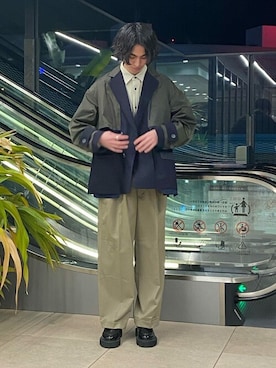 MAISON SPECIALさん(メンズ・181cm)の冬コーディネート