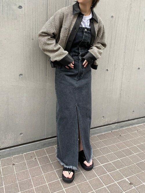 2WAYデニムワンピース【MAISON SPECIAL/メゾンスペシャル
