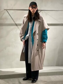 maison special マルチファブリックオーバー2wayポンチョコート MAISON