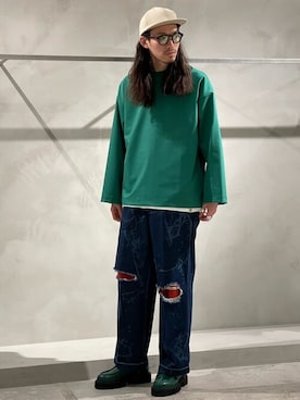 MAISON SPECIALさん(メンズ・185cm)の春コーディネート