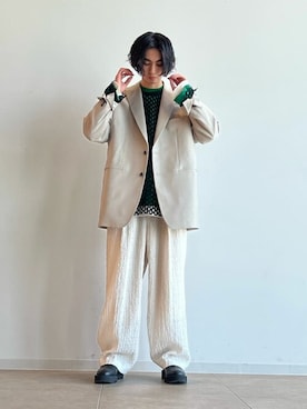 MAISON SPECIALさん(メンズ・181cm)の春コーディネート