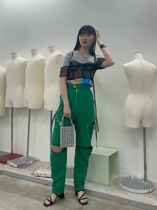 メニースラッシュテーパードパンツ【MAISON SPECIAL/メゾンスペシャル