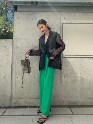 美品】MAISON SPECIAL スクエアメッシュレースジャケット 中古・古着 