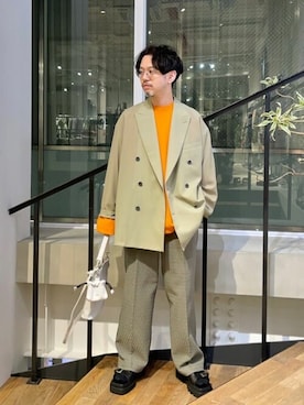 MAISON SPECIALさん（メンズ・169cm）の春コーディネート