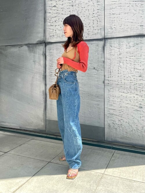 High Waist Cocoon Denim Pants/ハイウエストコクーンデニム