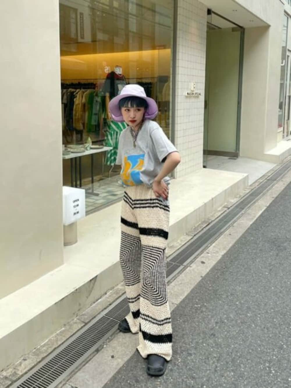 メゾンスペシャル ハンドクロシェニットパンツ クロシェ パンツ ハンドクロシェニットパンツ【MAISON SPECIAL/メゾンスペシャル