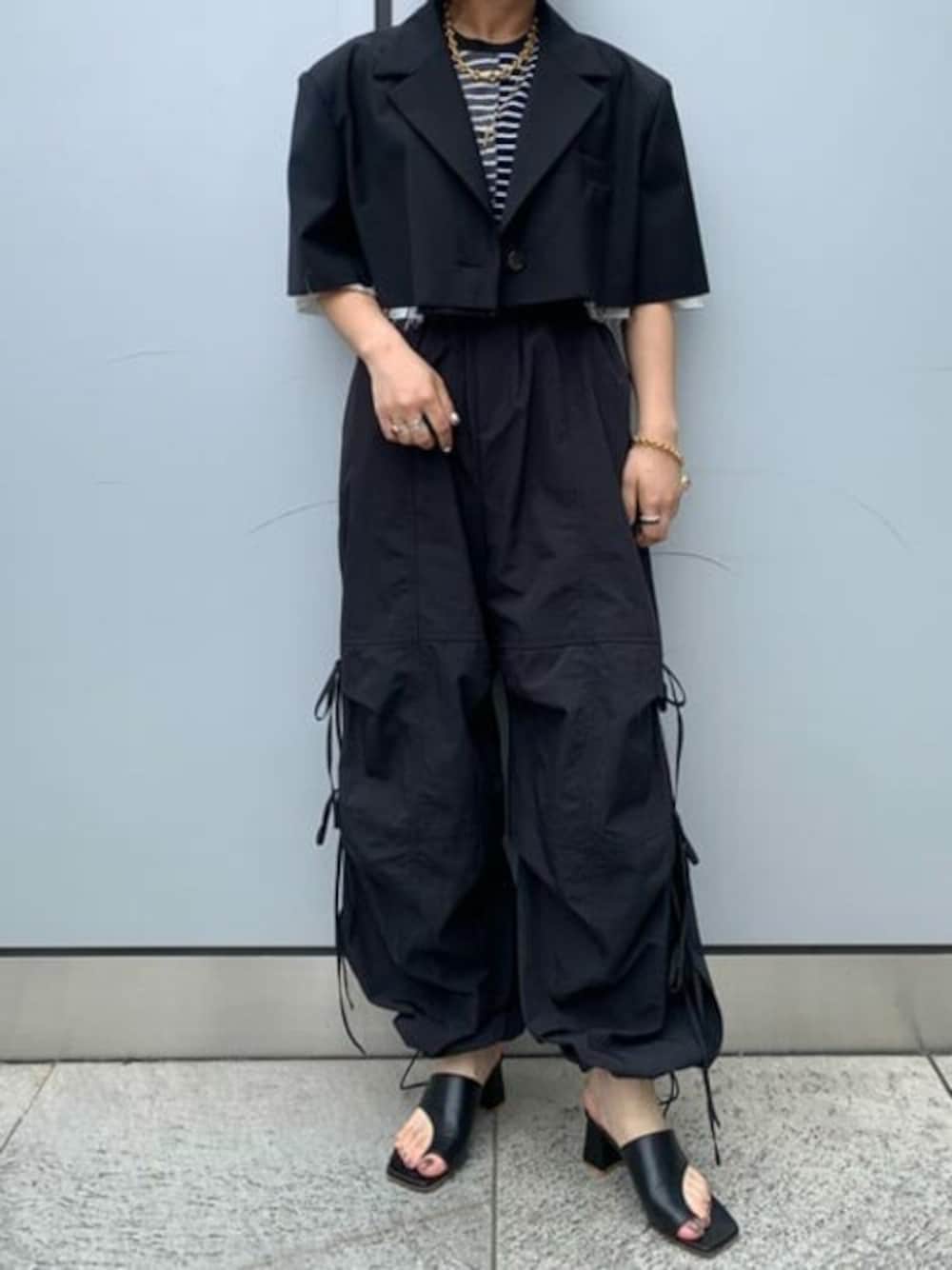 MAISON SPECIAL サイドリボン2WAYパンツ MAISON SPECIAL サイドリボン