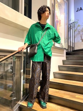 MAISON SPECIALさん（メンズ・181cm）の夏コーディネート