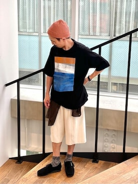 MAISON SPECIALさん（メンズ・168cm）の夏コーディネート