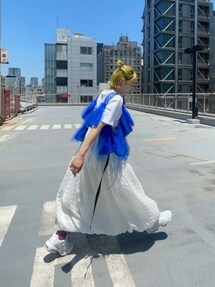 美品❁MAISON SPECIAL テクスチャーボリュームキャミワンピース MAISON SPECIAL（メゾンスペシャル）の「テクスチャーボリューム