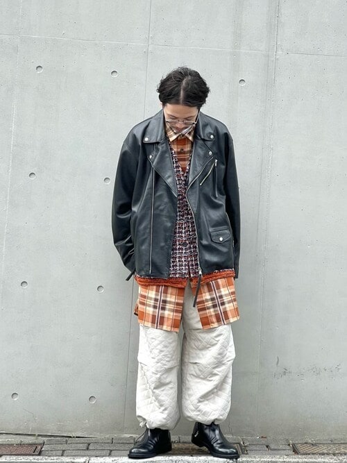 MAISON SPECIAL✦モールチェックプライム/オーバーシャツコート/ モールチェックプライムオーバーシャツコート
