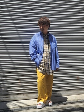 MAISON SPECIALさん（メンズ・168cm）の夏コーディネート