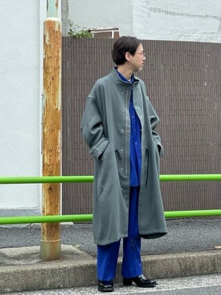 ユニセックスアイテム》トリプルクロスプライムオーバーモッズコート