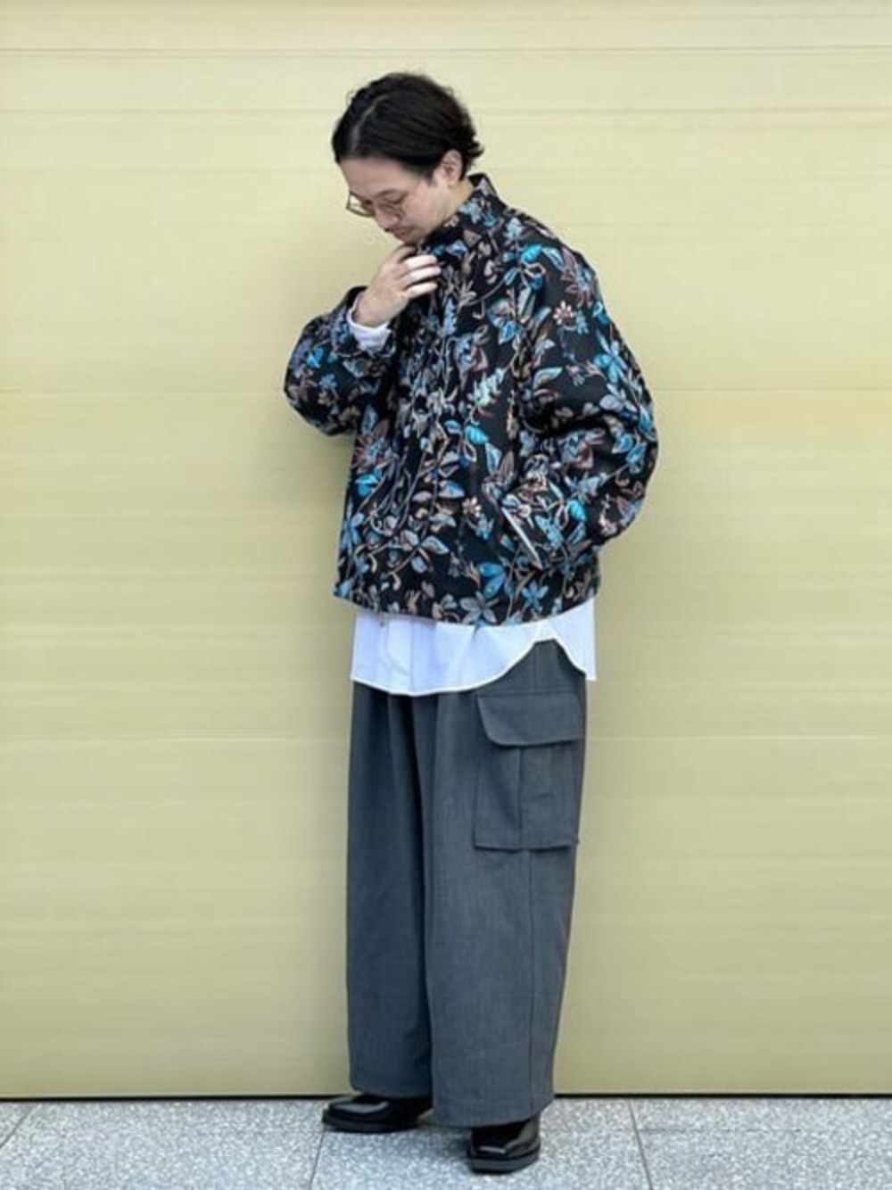 プライムオーバーフクレリーフジャガードスウィングトップブルゾン　サイズ01 プライムオーバーフクレリーフジャガードスウィングトップ