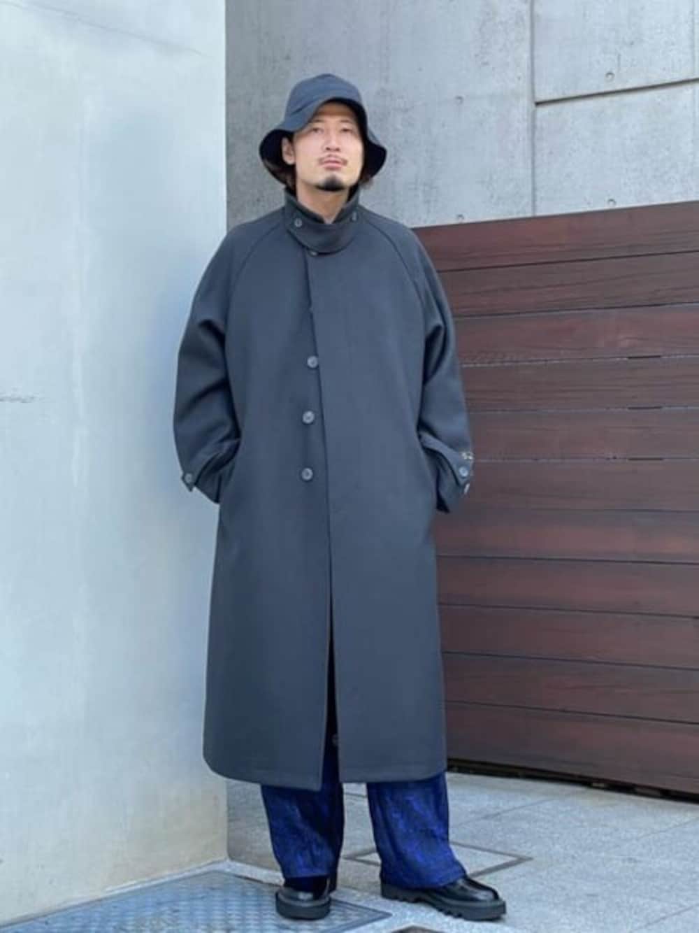 ユニセックスアイテム》SUPER170Sウールプライムオーバーステンカラー