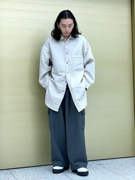 「MAISON SPECIAL（メゾンスペシャル）のアイテム（ブルゾン）」を使った、MAISON SPECIALさん（メンズ・175cm）の秋コーディネート