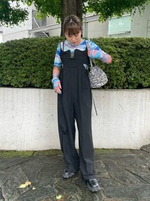 maison special ストライプスクエアカットベアオールインワン MAISON SPECIAL ⭐︎ ストライプベアオールインワン（即完