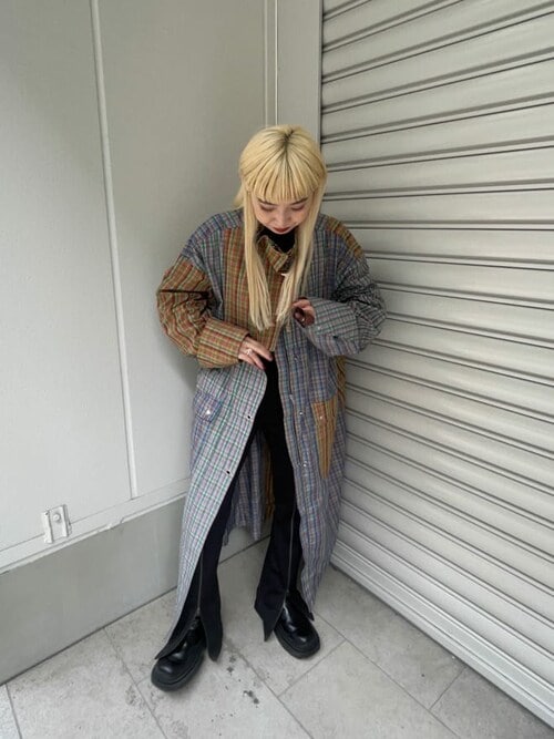 MAISON SPECIAL メゾンスペシャルツイストボタンマキシモッズコート MAISON SPECIAL（メゾンスペシャル）の「Twist Button Maxi Mods Coat