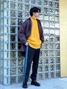 「MAISON SPECIAL（メゾンスペシャル）のアイテム（ブルゾン）」を使った、MAISON SPECIALさん（メンズ・181cm）の秋コーディネート