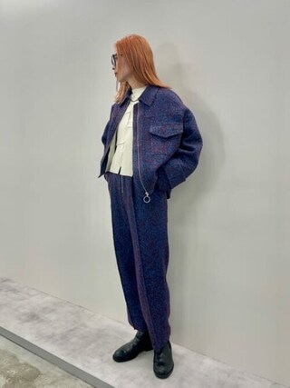 MAISON SPECIAL - MAISON SPECIAL メゾンスペシャル　ハンドバスケットニット　ブルー MAISON SPECIAL（メゾンスペシャル）の「ハンドバスケットニット