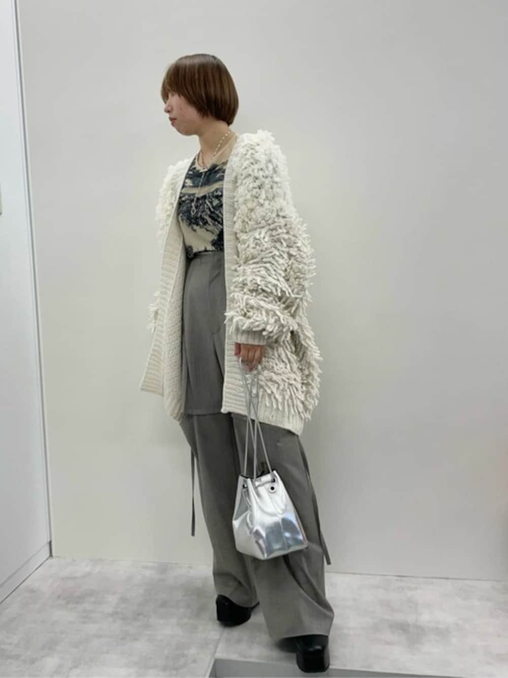 MAISON SPECIAL - MAISON SPECIAL フリンジハンドニットカーディガン MAISON SPECIAL（メゾンスペシャル）の「フリンジハンドニット