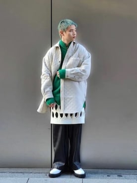 「MAISON SPECIAL（メゾンスペシャル）のアイテム（ブルゾン）」を使った、MAISON SPECIALさん（メンズ・175cm）の秋コーディネート