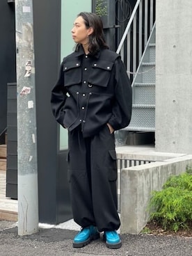 「MAISON SPECIAL（メゾンスペシャル）のアイテム（ブルゾン）」を使った、MAISON SPECIALさん（メンズ・175cm）の秋コーディネート