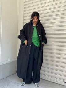 ツイストボタンマキシモッズコート【MAISON SPECIAL/メゾンスペシャル