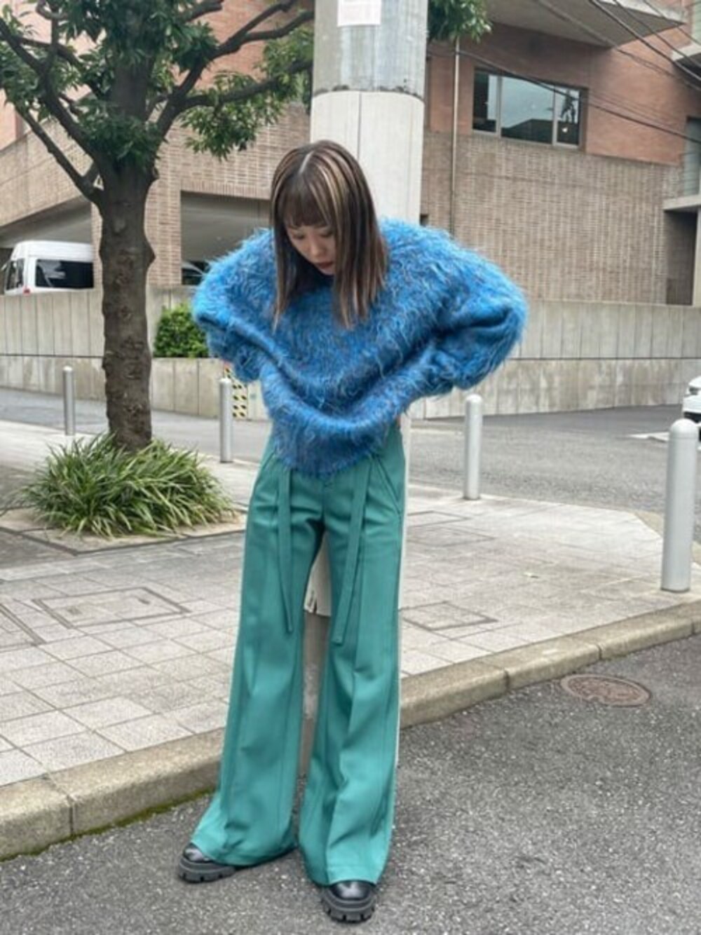 メゾンスペシャル メランジファーニットトップ MAISON SPECIAL