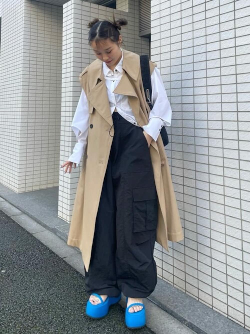 メゾンスペシャル　重ね着ジレ MAISON SPECIAL（メゾンスペシャル）の「ボックスシルエットジレ