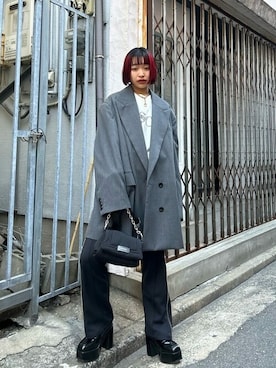 MAISON SPECIALさん(レディース・162cm)の冬コーディネート