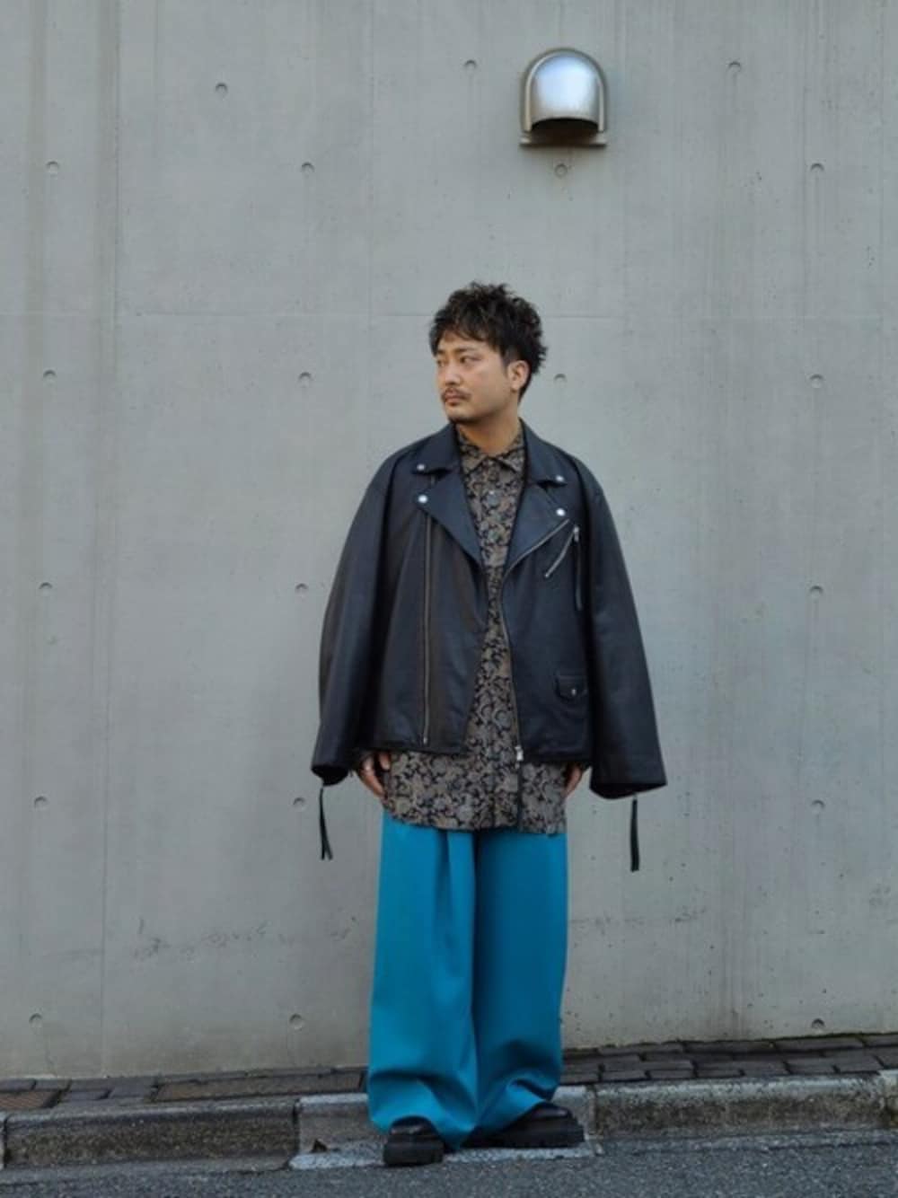 レザースラックス　MAISON SPECIAL/メゾンスペシャル MAISON SPECIAL パンツ 「UNISEX」Artificial Leather Wide