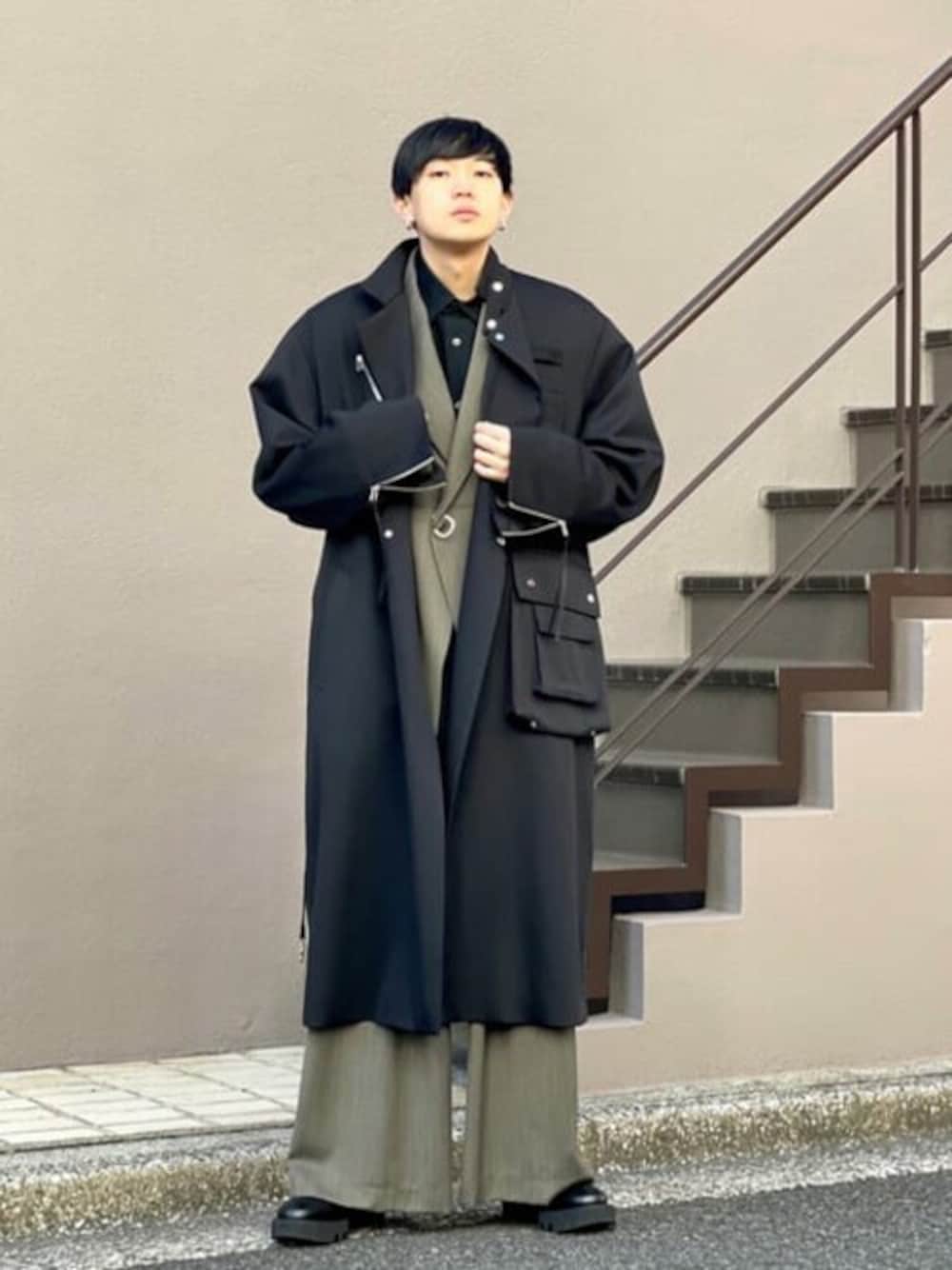 ユニセックスアイテム》Prime-Over Tielocken Military Twill Coat