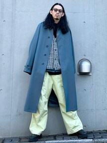 MAISON SPECIAL ションヘルプライムオーバーツイルステンカラーコート MAISON SPECIAL（メゾンスペシャル）の「《ユニセックスアイテム