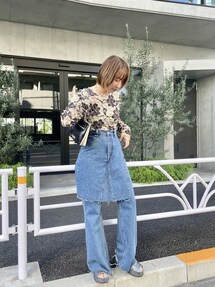 MAISON SPECIAL オリエンタルフラワー絞りトップス MAISON SPECIAL（メゾンスペシャル）の「オリエンタルフラワー