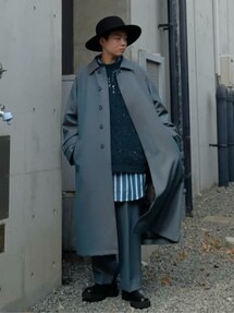 MAISON SPECIAL ションヘルプライムオーバーツイルステンカラーコート MAISON SPECIAL（メゾンスペシャル）の「《ユニセックスアイテム