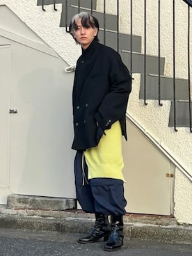 MAISON SPECIALさん（メンズ・173cm）の冬コーディネート