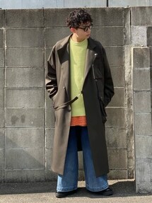 MAISON SPECIAL プライムオーバータイロッケンミリタリーコート ユニセックスアイテム》Prime-Over Tielocken Military Twill Coat