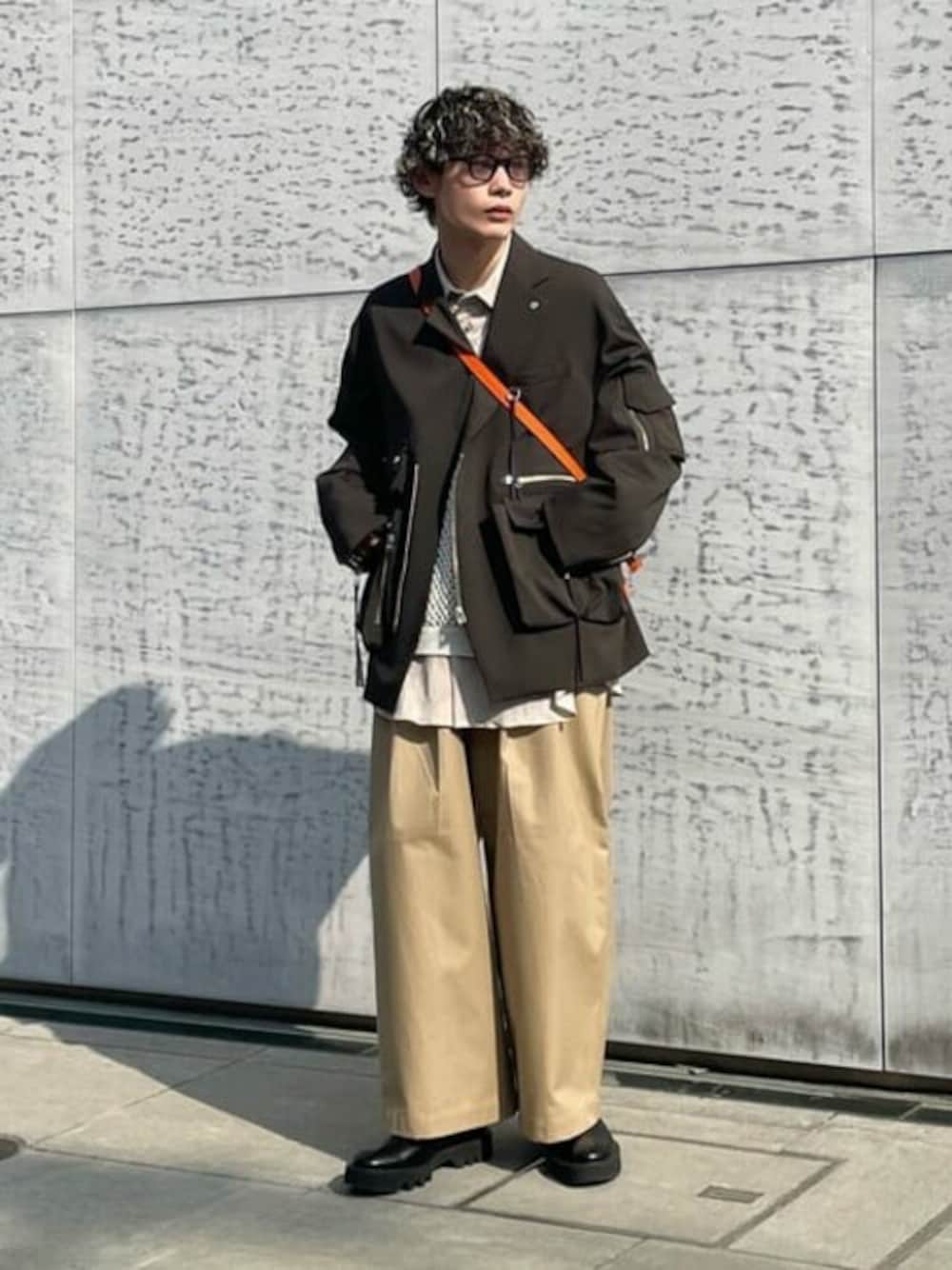 ユニセックスアイテム》プライムオーバーフロントジップミリタリー