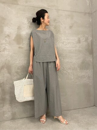 ビアズリー 綿ワッシャーべスト(値札付き) BEARDSLEY｜綿ワッシャーウエストリブパンツ | Rakuten Fashion