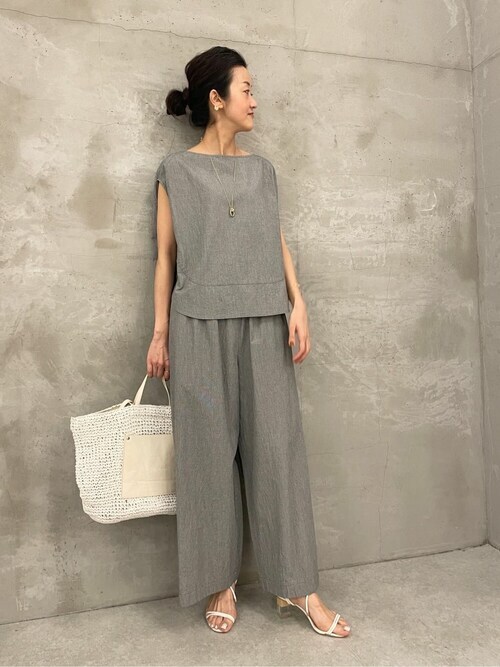 タイムセール‼️BEARDSLEY 綿ワッシャーウエストリブパンツ 現行販売 BEARDSLEY｜綿ワッシャーウエストリブパンツ | Rakuten Fashion