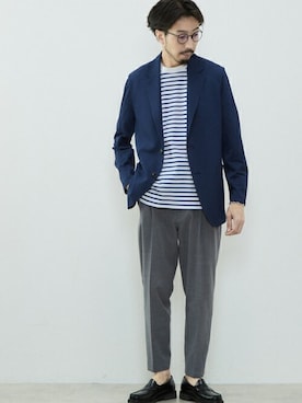 「#ジャケット」｜hiroshiさん（メンズ・173cm）の夏コーディネート