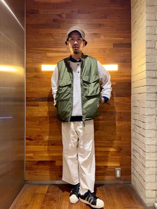 美品　ヒステリックグラマー ルーズストレートパンツ　ホワイト(白) ルーズストレートパンツ|HYSTERIC GLAMOUR MEN | HYSTERIC GLAMOUR