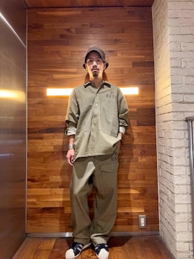 「セットアップ‎」｜山Dさん（メンズ・175cm）の秋コーディネート