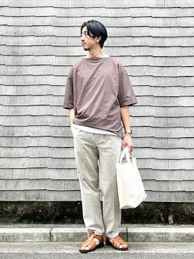 大田さん（メンズ・176cm）の夏コーディネート