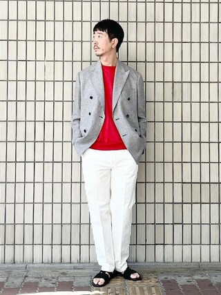 シップスマスト　Shipsmast　ショートジャケット・ダブル　M　シルバー シップスマスト Shipsmast ショートジャケット・ダブル M シルバー