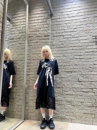 HYSTERIC GLAMOUR（ヒステリックグラマー）の「SLICK IT ワンピース